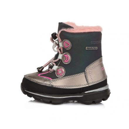 DD Step Kislány téli bélelt vízálló cipő #F651-178C