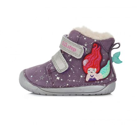 DD Step Kislány ''Barefoot'' téli bélelt cipő #W070-193A