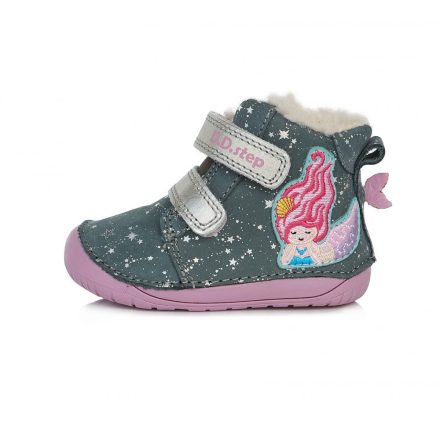 DD Step Kislány ''Barefoot'' téli bélelt cipő #W070-193